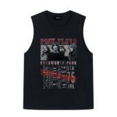 Pink Floyd Knebworth Park 5th 75 Front Tank Black - OtherBrick