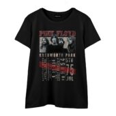 Pink Floyd Knebworth Park 5th 75 Front Wtee Black - OtherBrick