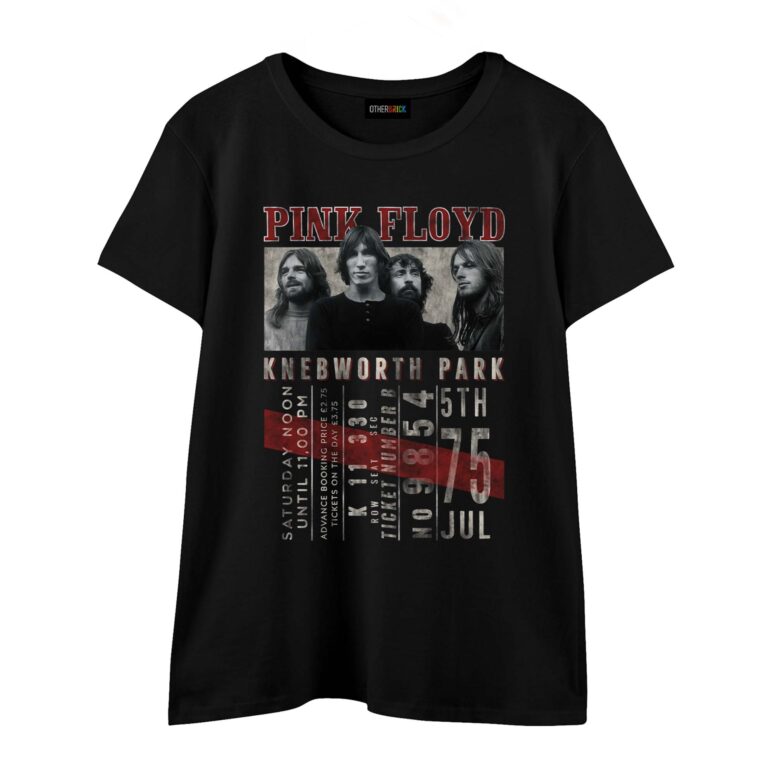 Pink Floyd Concert Ticket Knebworth Park 5th 75 Shirt Pink Floyd Concert Ticket Knebworth Park 5th 75 Shirt