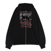 Pink Floyd Knebworth Park 5th 75 Front Ziphoodie Black - OtherBrick