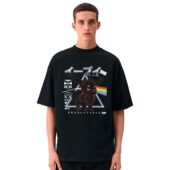 Pink Floyd Pokemon Eeve Evolution Front Shirt Man Black 1 - OtherBrick