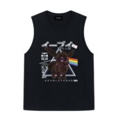 Pink Floyd Pokemon Eeve Evolution Front Tank Black - OtherBrick
