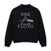 Quicksilver Pink Floyd Front Sweatshirt Black - OtherBrick