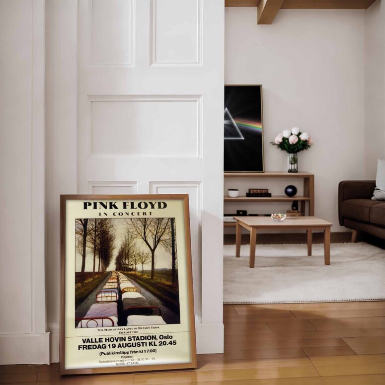 The Momentary Lapse Of Reason Tour Europe 1988 Poster