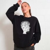 Tree Of Half Life 2003 Front Sweater Woman Black  - OtherBrick