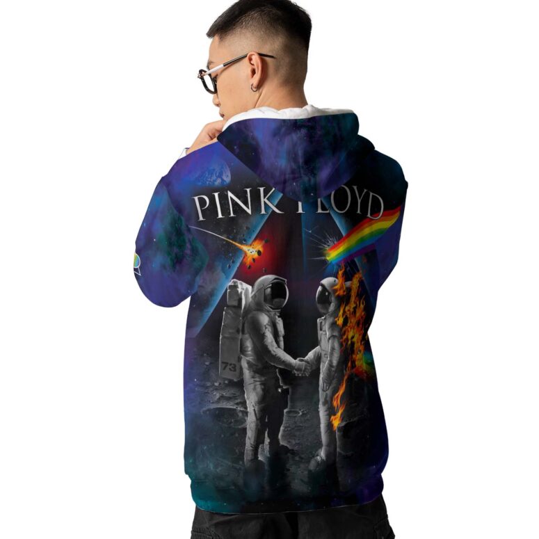 WYWH Burning x DSOTM Astronaut Handshake Galaxy Space Shirt