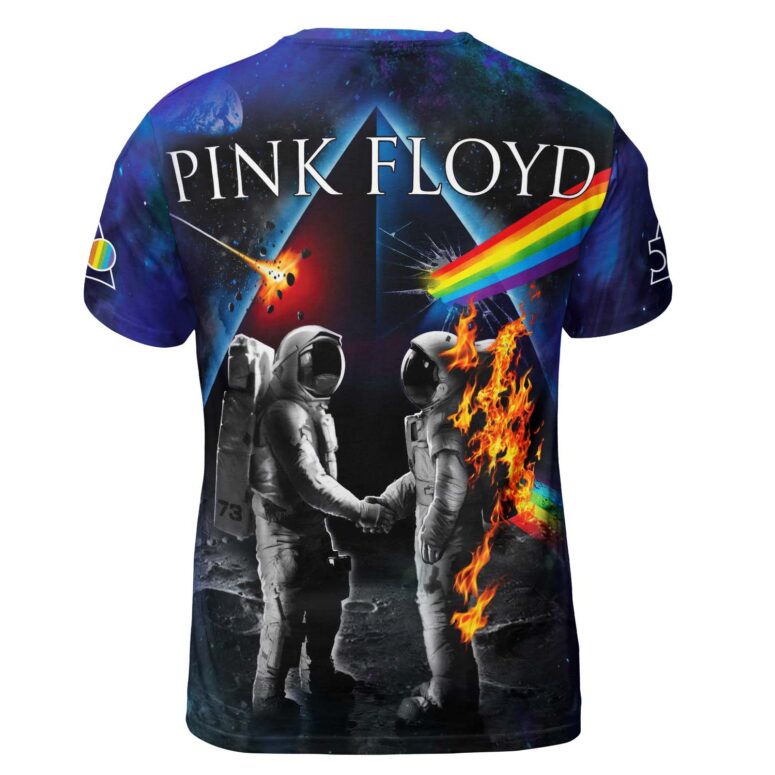 WYWH Burning x DSOTM Astronaut Handshake Galaxy Space Shirt