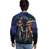 Sweater Back Wywh Burning X Dsotm Astronaut Handshake Galaxy Space 3d - OtherBrick