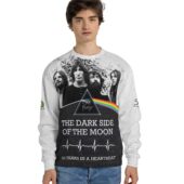 Sweater Front Pink Floyd Band Tdsotm 50 Years Aniversary X The Wall 3d - OtherBrick