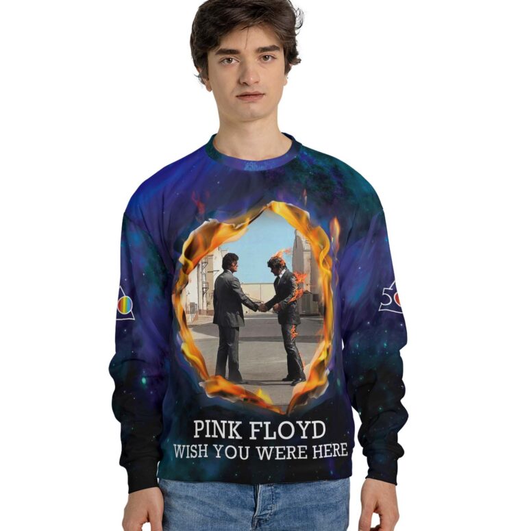 WYWH Burning x DSOTM Astronaut Handshake Galaxy Space Shirt
