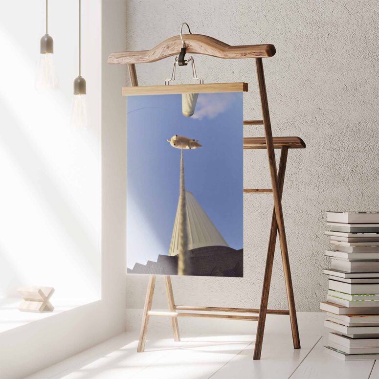 Unusual View of Algie the Pig Animals Pink Floyd Poster