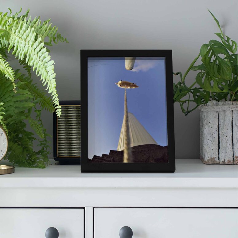 Unusual View of Algie the Pig Animals Pink Floyd Poster