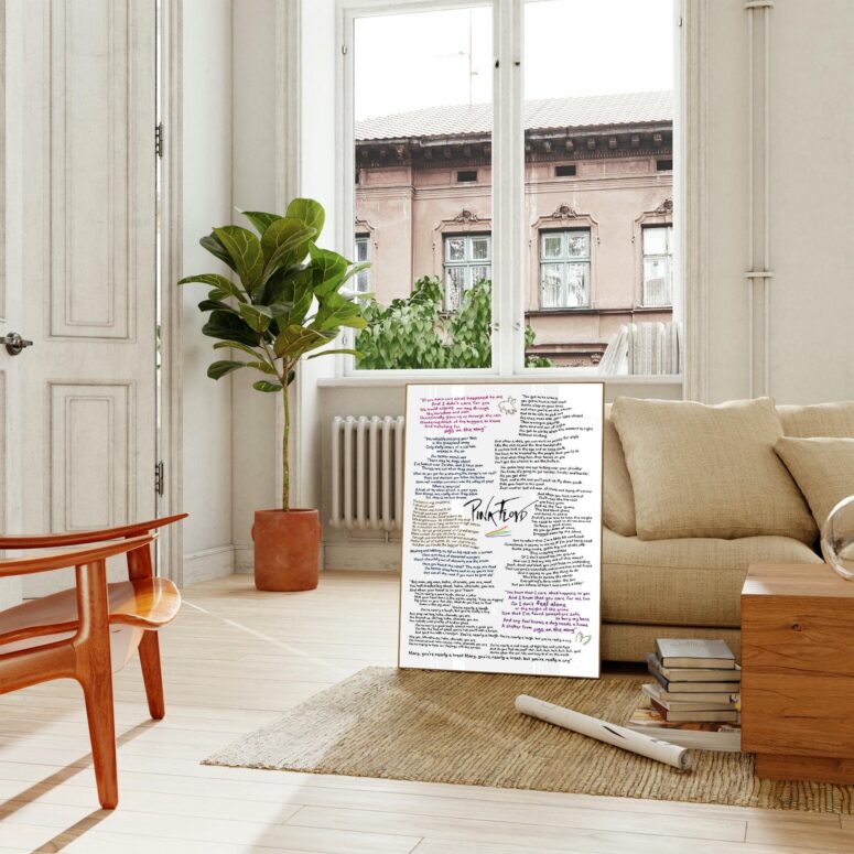 Animals Album Lyrics Pigs Dogs Sheep Pigs on The Wing Poster