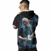 David Gilmour Perfoming Pink Floyd The Wall Hoodie Back - OtherBrick