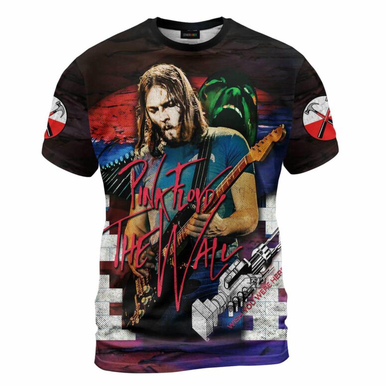 David Gilmour Perfoming Pink Floyd The Wall Shirt