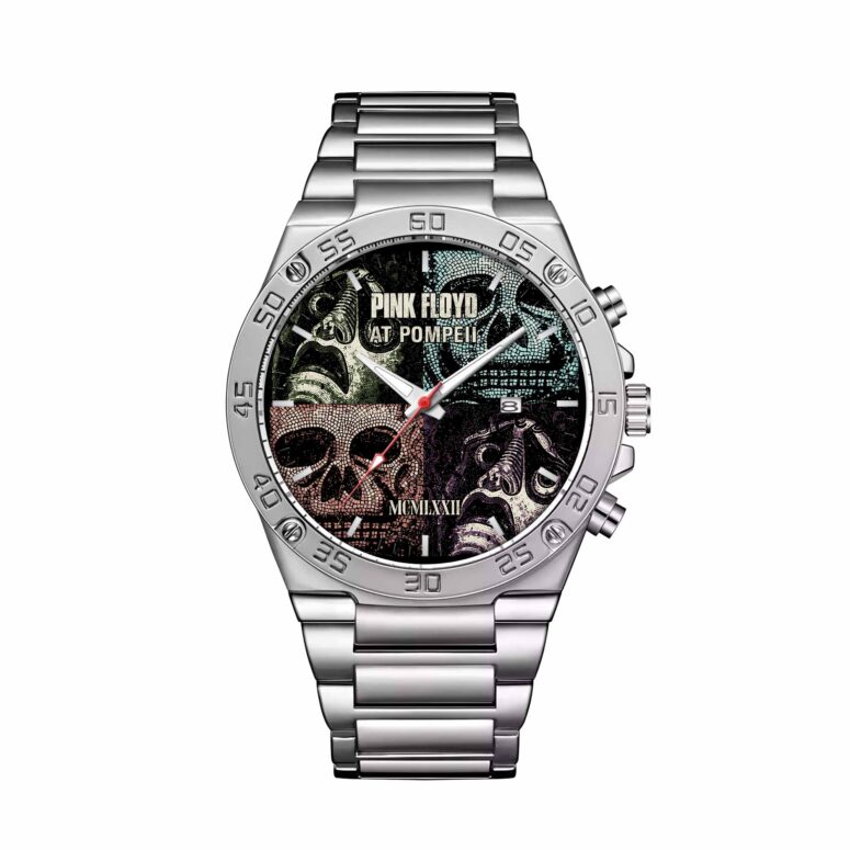 Memento Mori Pink Floyd Live at Pompeii MCMLXXII Gentleman Powermatic Silver Watch