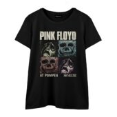 Memento Mori Pink Floyd Live At Pompeii Front Wtee Black - OtherBrick