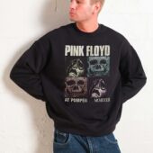Memento Mori Pink Floyd Live At Pompeii Frontsweater Man Black - OtherBrick