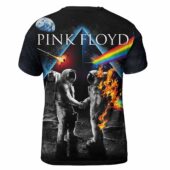Pink Floyd 50 Anos Despues X Wish You Were Here Astronaut Shirt Back - OtherBrick