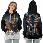 Pink Floyd 50 Anos Despues X Wish You Were Here Astronaut Ziphoodie - OtherBrick