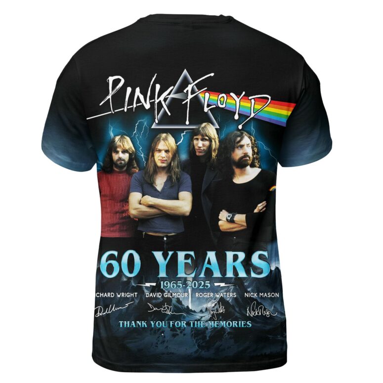 Pink Floyd 60 Years Memories DSOTM Signed Shirt