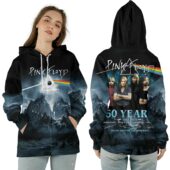 Pink Floyd 60 Years Dsotm Signed Ziphoodie - OtherBrick