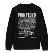 Pink Floyd Live At Pompeii Mcmlxxii Set Control Heatsun Front Longsleeve Black - OtherBrick