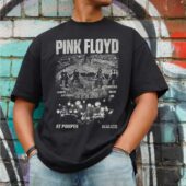Pink Floyd Live At Pompeii Mcmlxxii Set Control Heatsun Front Shirt Man Black - OtherBrick