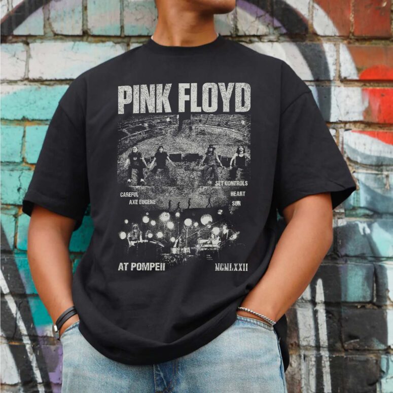 Pink Floyd Live at Pompeii MCMLXXII Set control HeatSun Shirt