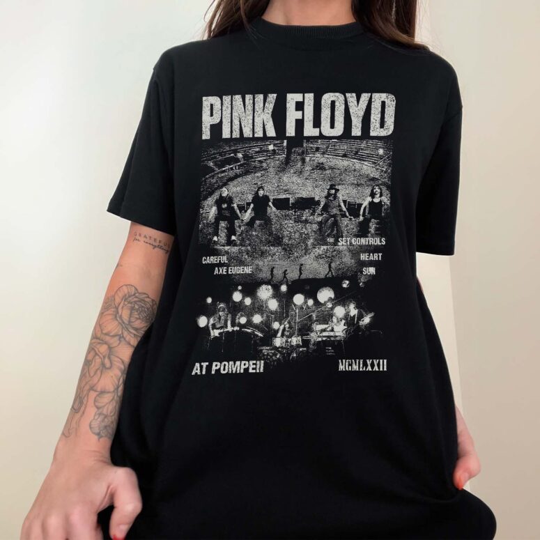 Pink Floyd Live at Pompeii MCMLXXII Set control HeatSun Shirt Pink Floyd Live at Pompeii MCMLXXII Set control HeatSun Shirt