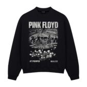 Pink Floyd Live At Pompeii Mcmlxxii Set Control Heatsun Front Sweatshirt Black - OtherBrick