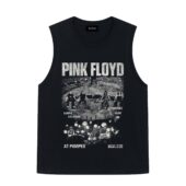 Pink Floyd Live At Pompeii Mcmlxxii Set Control Heatsun Front Tank Black - OtherBrick