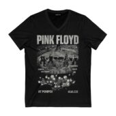 Pink Floyd Live At Pompeii Mcmlxxii Set Control Heatsun Front Vneck Black - OtherBrick