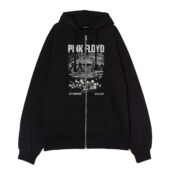 Pink Floyd Live At Pompeii Mcmlxxii Set Control Heatsun Front Ziphoodie Black - OtherBrick