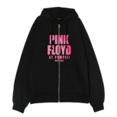 Pink Floyd Live At Pompeii Mcmlxxii Front Ziphoodie Black - OtherBrick