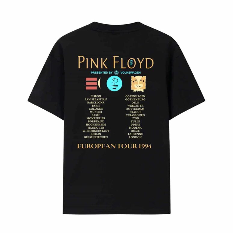 The Division Bell European Tour 1994 Shirt
