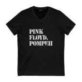 Pink Floyd Pompeii Front Vneck Black - OtherBrick