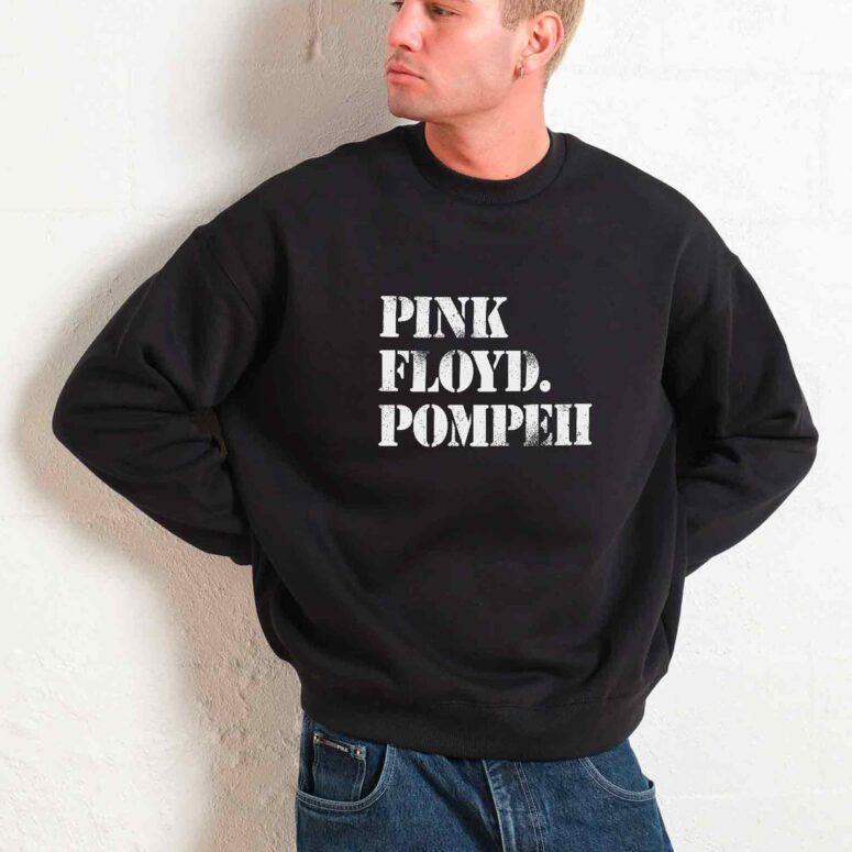 Pink Floyd Pompeii Typo Shirt Pink Floyd Pompeii Typo Shirt