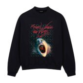 Roger Waters The Wall Live Screaming Face Front Sweatshirt Black - OtherBrick