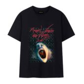Roger Waters The Wall Live Screaming Face Front Tshirt Black - OtherBrick