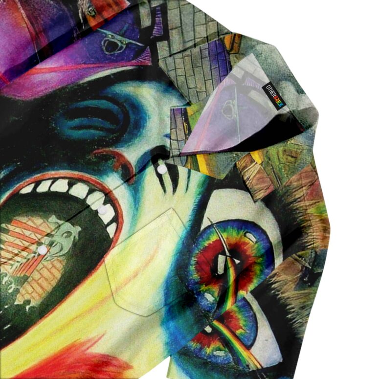 Screaming face The Wall Pulse DSOTM Hawaiian Shirt