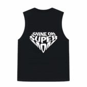 Shine On, Super Mom Back Tank Black - OtherBrick