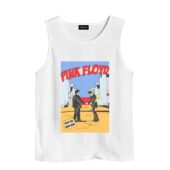 Wish You Were Here Graphic Front Tank White - OtherBrick