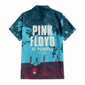 Hawaiian Shirt Back Pink Floyd At Pompeii Mcmlxxii Blue Hawaiian Shirtz - OtherBrick