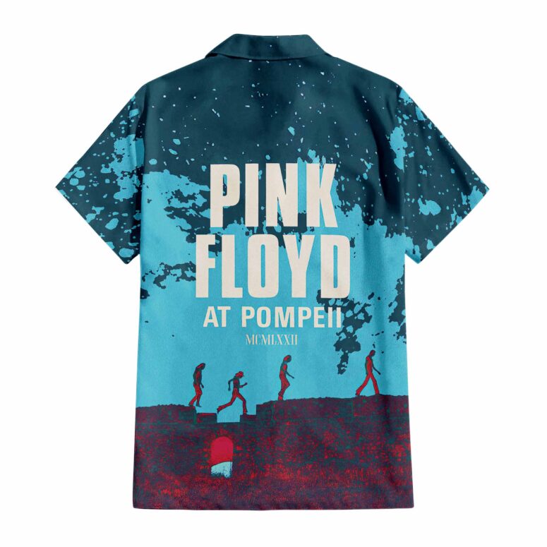 Pink Floyd at Pompeii MCMLXXII Blue Hawaiian Shirt