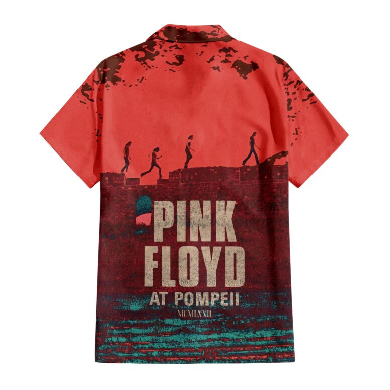 Pink Floyd at Pompeii MCMLXXII Red Hawaiian Shirt