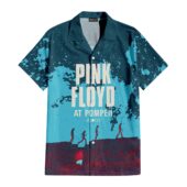 Hawaiian Shirt Front Pink Floyd At Pompeii Mcmlxxii Blue Hawaiian Shirtz - OtherBrick