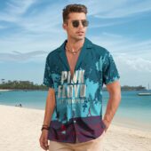 Hawaiian Shirt Man Pink Floyd At Pompeii Mcmlxxii Blue Hawaiian Shirt - OtherBrick