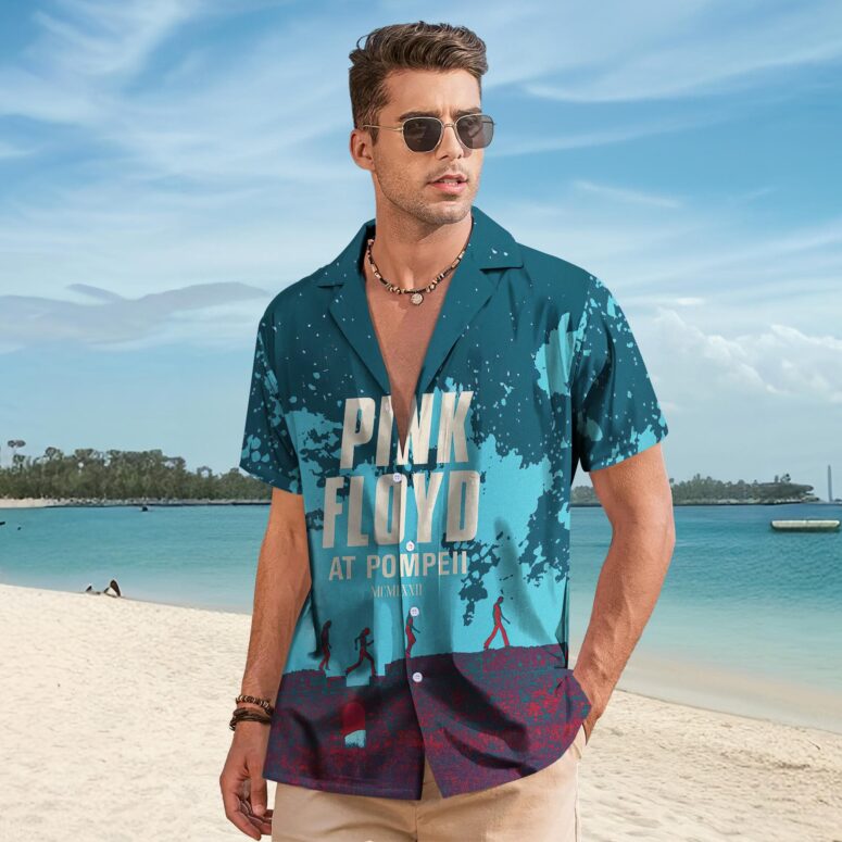 Pink Floyd at Pompeii MCMLXXII Red Hawaiian Shirt