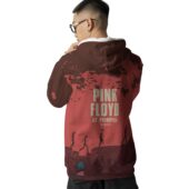 Hoodie Back Pink Floyd At Pompeii Mcmlxxii Red - OtherBrick